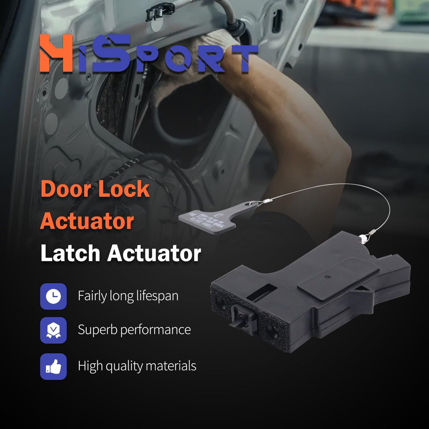 HiSport Fuel Door Lock Actuator 81590-2T000 Compatible with Hyundai Sonata 2015-2019 Relacement for Kia Optima 2011-2020