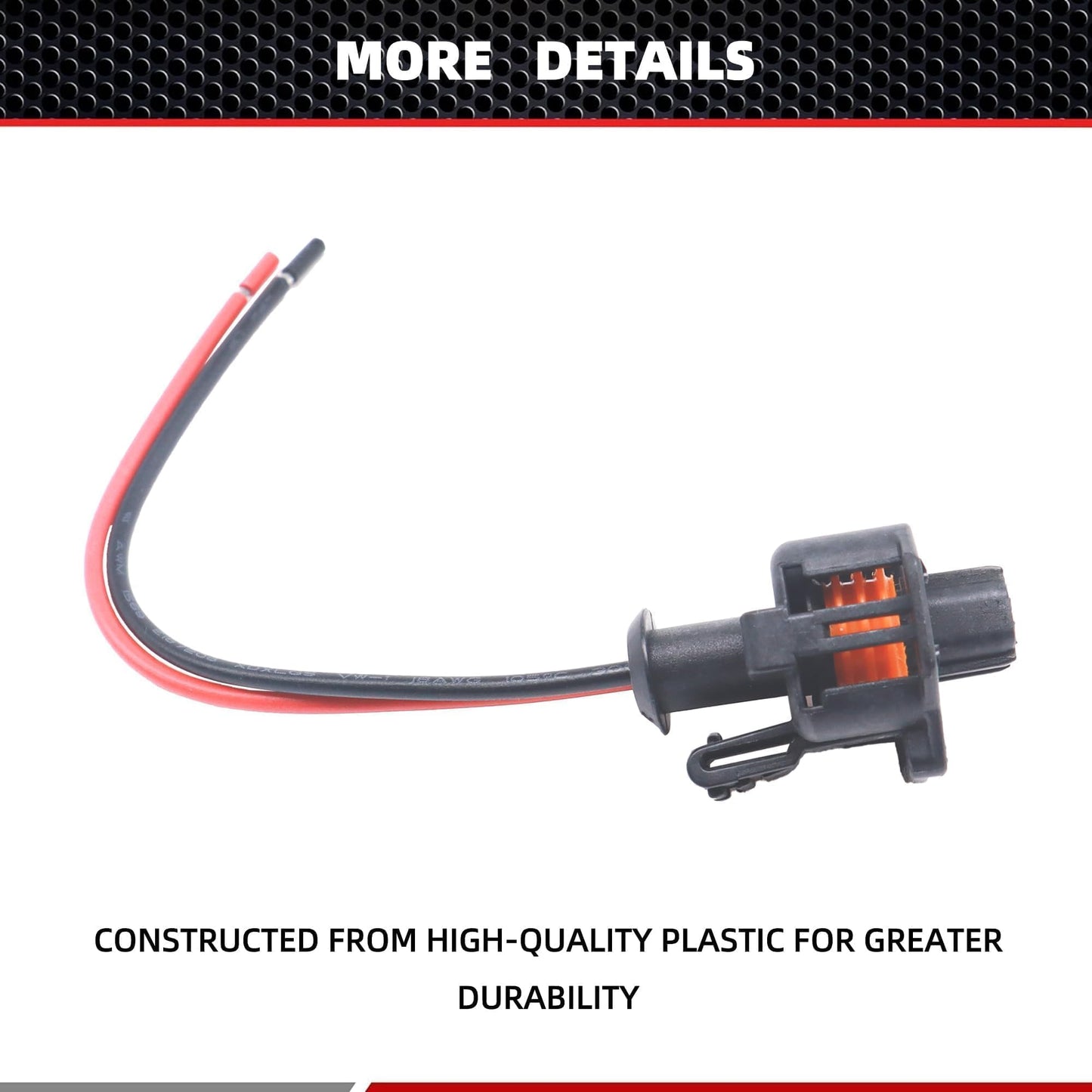 HiSport S1024 Engine Coolant Temperature Sensor Connector Compatible with Buick, Cadillac, Chevrolet Chevy, GMC, Hyundai, Kia, Pontiac, Porsche, Saab, Saturn, Suzuki