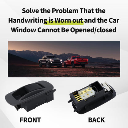 HiSport 84810AA010B2 Rear Window Switch - Compatible with Toyota Tacoma 2005 2006 2007 2008 2009 2010 2011 2012 - Replace 901-354
