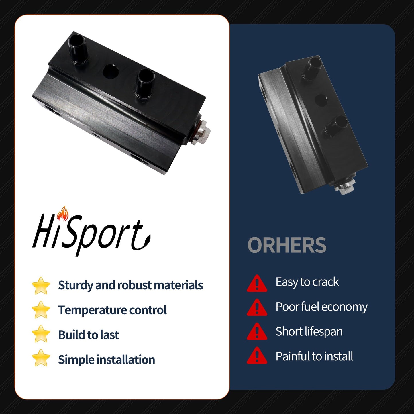 HiSport 8L90 Transmission Fluid Thermal Bypass Valve 125071000 Compatible with Chevrolet GMC 2015 2016 2017 2018