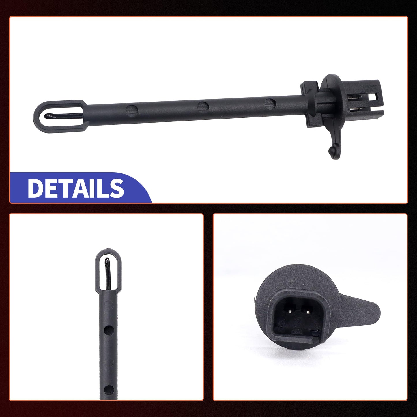 HiSport A/C Evaporator Temperature Sensor 926-567 Compatible with Ford Fusion 2006-2012 & Lincoln MKZ 2007-2012 & Mercury Milan 2006-2011, AX163, 6E5Z19C734BA, YH1662, 1713043