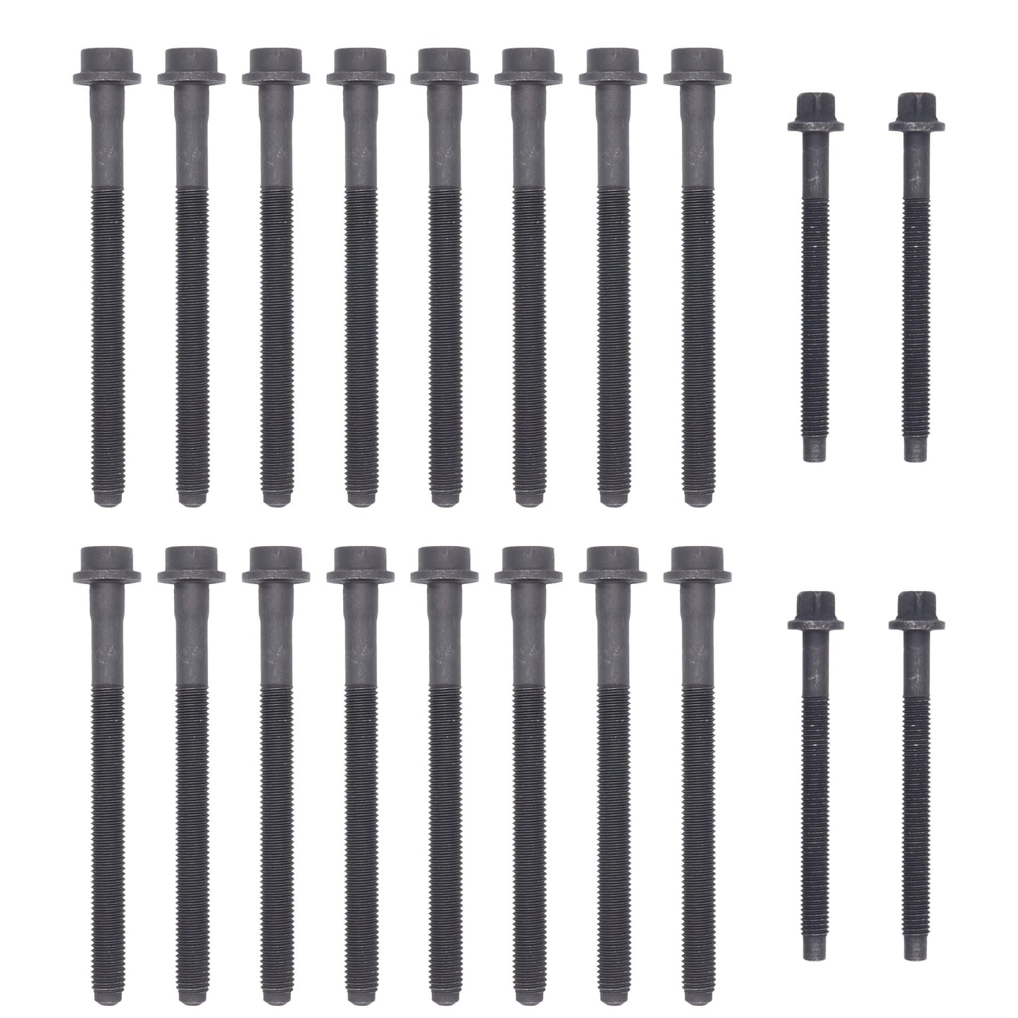 HiSport Engine Cylinder Head Bolt Set - Compatible with Ford Ranger Explorer Explorer Sport Trac Mustang Compatible with Mazda B4000 Compatible with Mercury Mountaineer - Replace ES72171