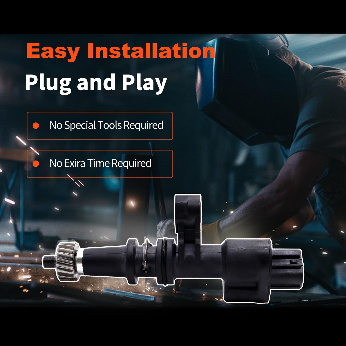 HiSport Transmission Speed Sensor 78410S04952 - Compatible with Honda Civic 1996-2000 Integra 2000-2001 - Replaces HA1117737 2VSS0127 SC102 0905044 VB0012 2401032