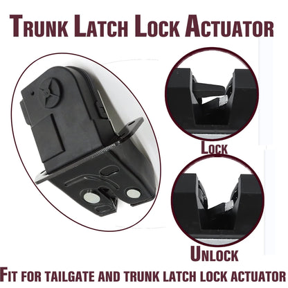 HiSport Car Rear Tailgate Latch Assembly Trunk Door Lock Actuator Motor 81230-2V000 - Compatible with Hyundai Veloster 2012 2013 2014 2015 2016 2017