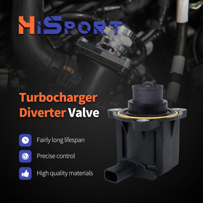 HiSport Turbocharger Bypass Valve - Compatible with Ford Edge Escape Explorer Fusion Mustang Compatible with Lincoln Continental MKC MKX MKZ 2014-2019 1.5L 2.0L 2.3L 2.7L - Replace CJ5Z9U465A