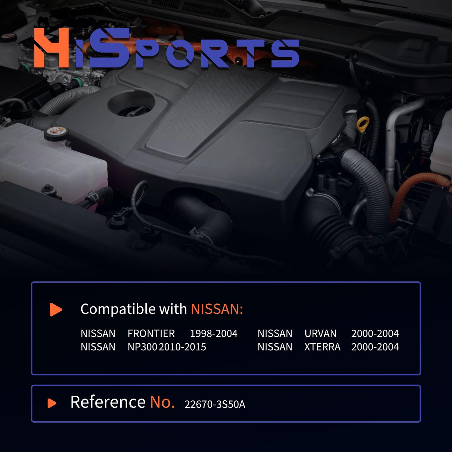 HiSport Fuel Injection Pressure Regulator 22670-3S50A Replacement for Nissan NP300 Urvan Xterra Frontier 1998 1999 2000 2001 2002 2003 2004