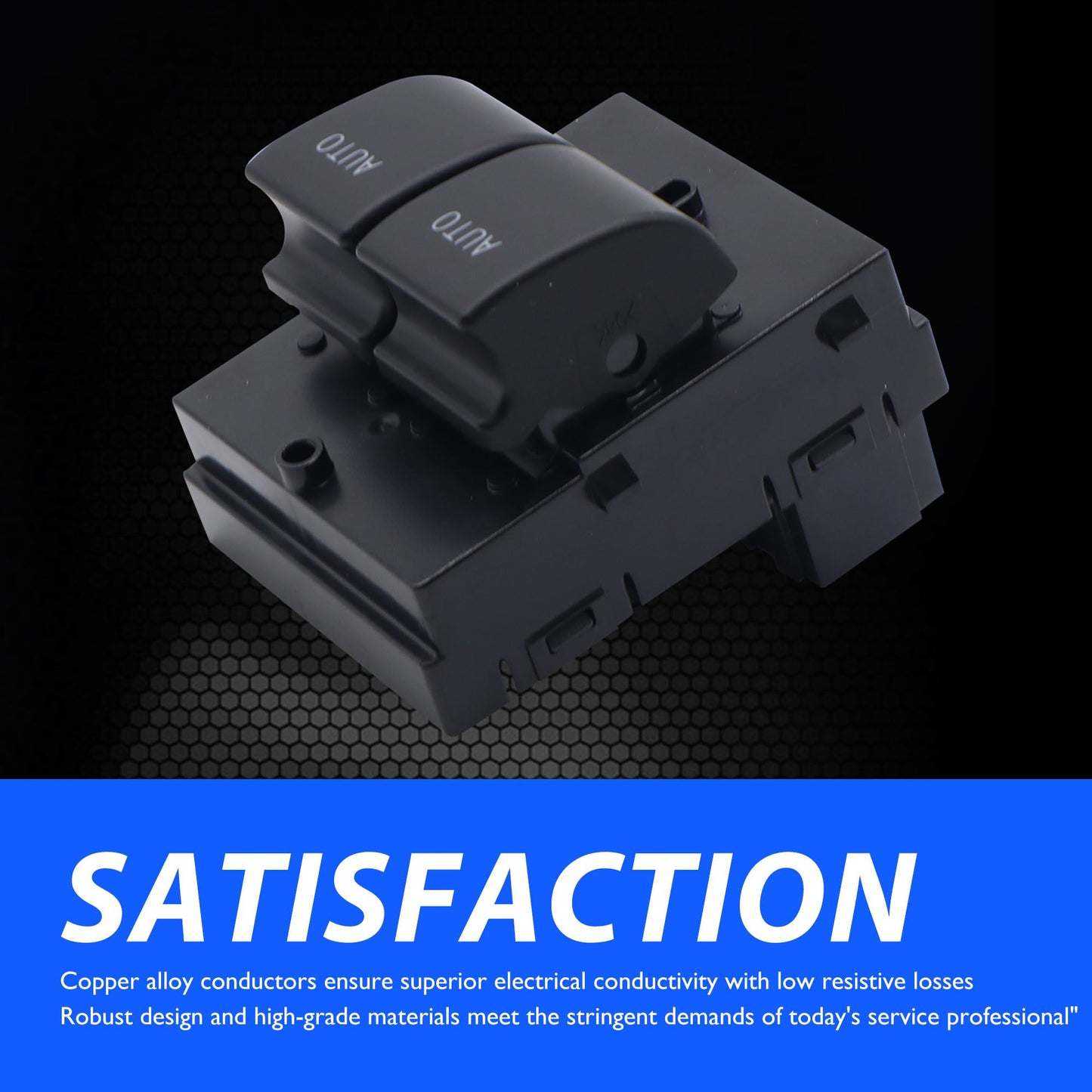 HiSport Power Window Switch Front Driver Side - Compatible with Ford Mustang 2010 2011 2012 2013 2014 - Replace AR3Z14529CA