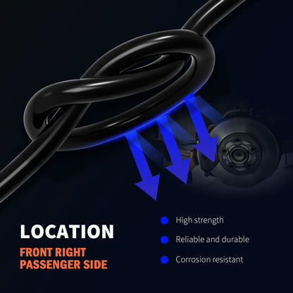 HiSport Front Right Passenger Side ABS Wheel Speed Sensor Comaptible with Nissan Sentra 2.0L 2.5L L4 Sedan 2007-2012 Replaces ALS628 47910ET000