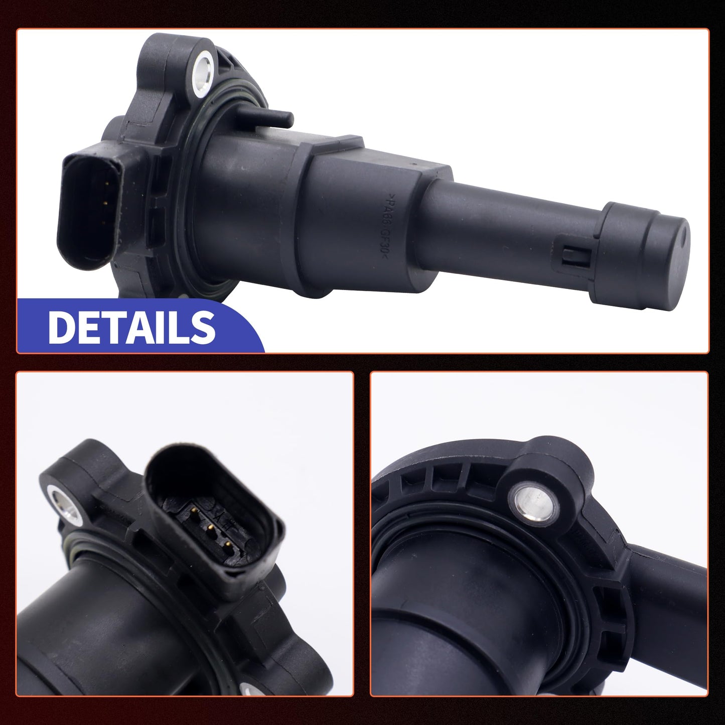 HiSport Engine Oil Level Sensor 03F907660D 03F907660E Compatible with Audi A3 A4 A5 A6 A8 Q3 S3 S8 Tt, Replacement for Volkswagen Arteon Atlas Beetle Golf Gti Jetta Passat Tiguan