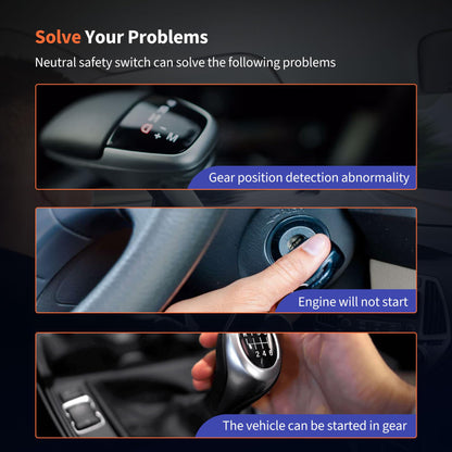 HiSport Neutral Safety Switch Backup Switch 42700-39055 Compatible with Hyundai Kia Spectra Spectra5 Sportage Rondo Optima Amanti Sedona,Elantra Tiburon Santa Sonata XG300 Azera Entourage