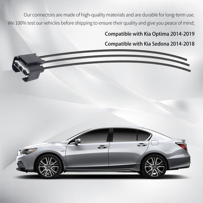 HiSport WRK4K-MA59 Blower Cooling Fan Resistance Pigtail Connector - Compatible with Kia Optima 2014-2019 Sedona 2014-2018