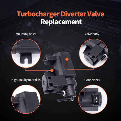 HiSport Turbocharger Boost Solenoid - Compatible with 135i 228i 320i 328i 335i 428i 528i 535i 550i 640i 650i 740i 740Li 750i 750Li 760Li X1 X3 X4 X5 X6 Z4 3.0L 2.0L 4.4L 6.0L - Replace 11747626351