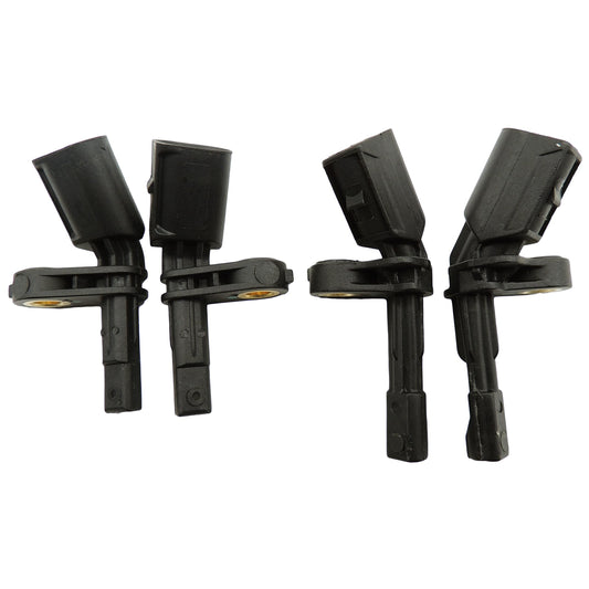 HiSport ABS Wheel Speed Sensor - Front Rear Left & Right Location, Compatible with Audi A3/Q3/TT VW Beetle/CC/EOS/Golf/GTI/Jetta/Passat/R32/Rabbit, Pack of 4