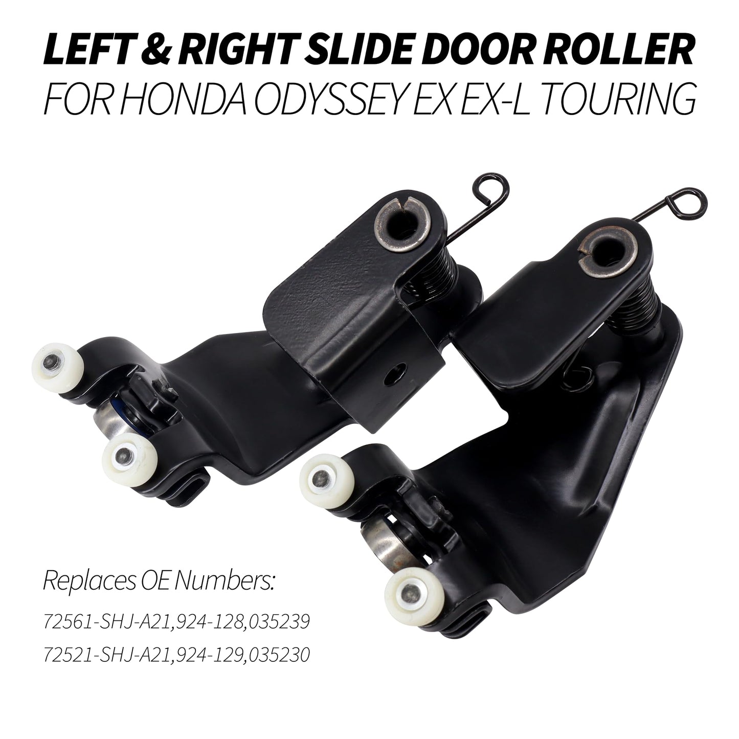 HiSport Sliding Door Roller Left & Right Passenger Side Compatible with Honda Odyssey EX EX-L Touring 2005-2010 Power Slide Door Roller Assembly Replaces 72561-SHJ-A21 72521-SHJ-A21