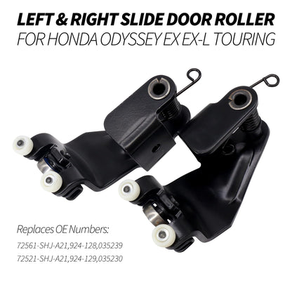 HiSport Sliding Door Roller Left & Right Passenger Side Compatible with Honda Odyssey EX EX-L Touring 2005-2010 Power Slide Door Roller Assembly Replaces 72561-SHJ-A21 72521-SHJ-A21