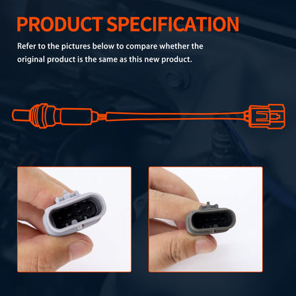 HiSport 4PCS O2 Oxygen sensor 2344940 2344974 Upstream and Downstream - Compatible with Cadillac Escalade Chevy Silverado 1500 Suburban Tahoe GMC Sierra 1500 Yukon XL