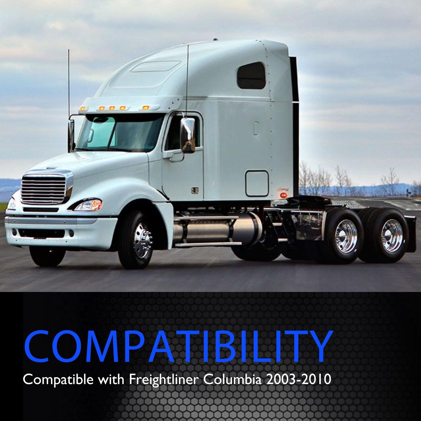 HiSport Single Window Switch Electric Button - Compatible with Freightliner Columbia Truck 2003-2010 Replace A06-30769-027