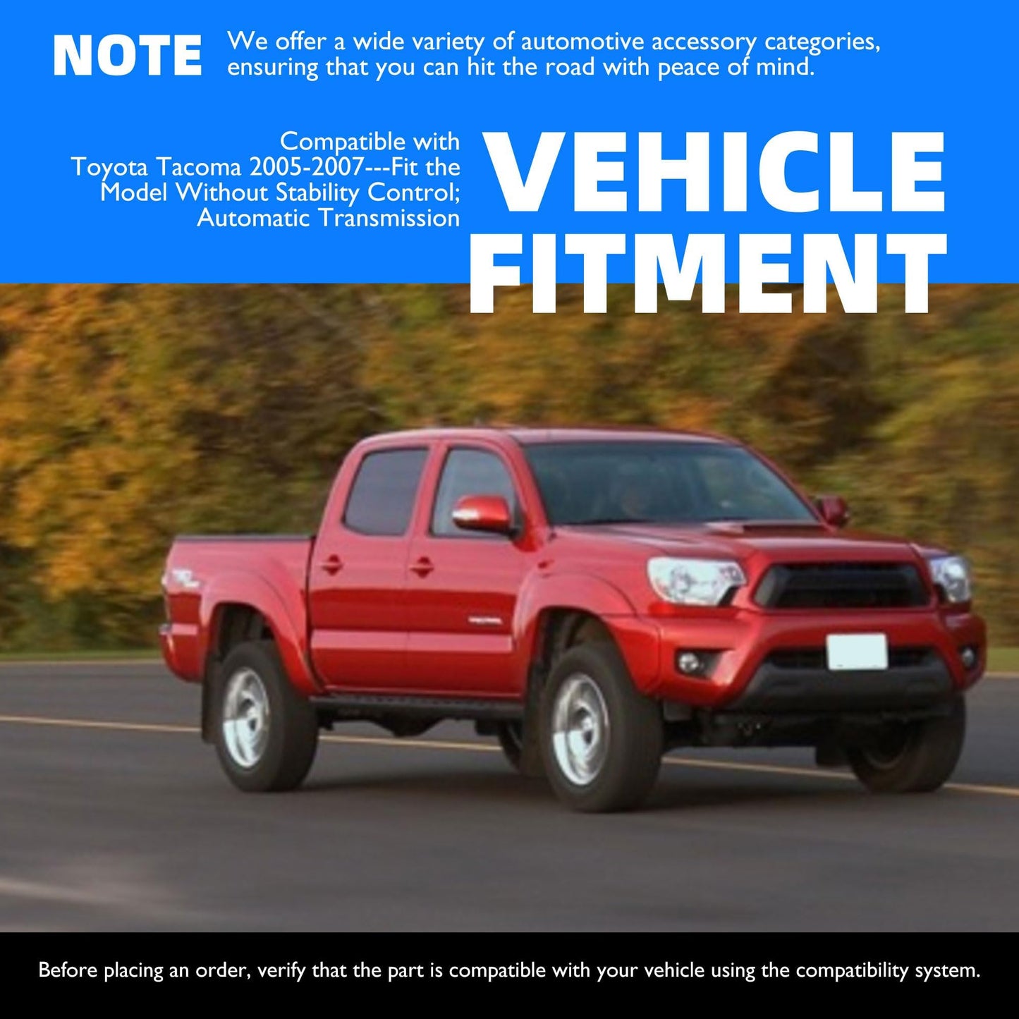 HiSport 4702804030 Brake Master Cylinder with Reservoir and Sensor Compatible with Vehicles Toyota Tacoma 2005 2006 2007, Automatic Transmission Replacement Part M630478