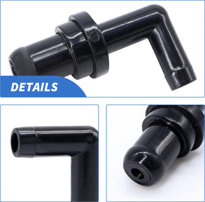 HiSport 045-0297 PCV Valve - Compatible with Lexus ES300 SC300 1992-1993 Toyota T100 1995-1998 Tacoma 1995-2003 Tundra 2000-2003 4Runner 1996-2002 Camry 1992-1993