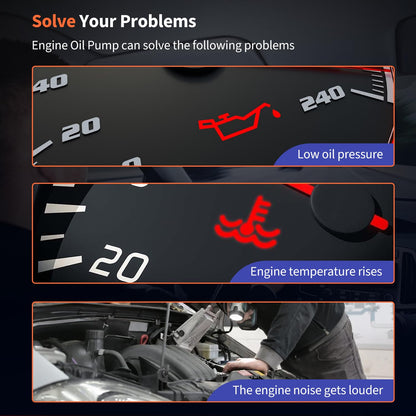 HiSport High Pressure Oil Pump 10452 53021622BH Replacement For Jeep Dodge Chrysler 300 Aspen Charger Durango Challenger Ram 1500 2500 3500 4500 5500 Cherokee Commander 5.7L 6.4L
