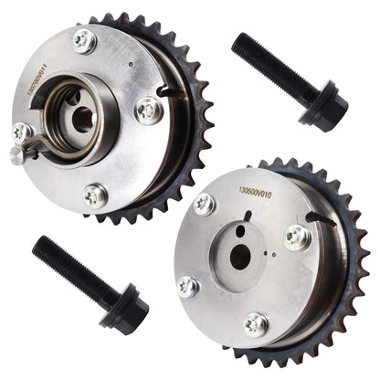 HiSport 13050-0V011 Timing Camshaft Sprocket VVT Gears Intake and Exhaust - Compatible with 2009-2012 Toyota RAV4 Camry 2.5L Highlander Sienna Venza 2.7L - Replace 13070-0V013