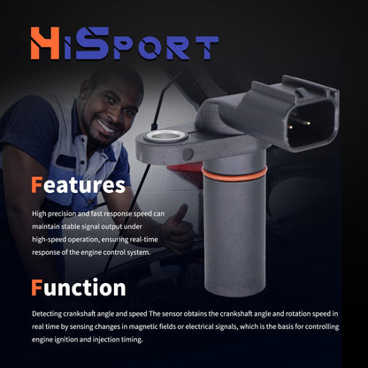 HiSport Engine Camshaft Position Sensor 917718 - Compatible with Ford Edge Explorer F-150 Flex Fusion Mustang Police Interceptor Sedan Utility Taurus X Transit-150 Transit-250 3.5L 3.7L 2007-2019