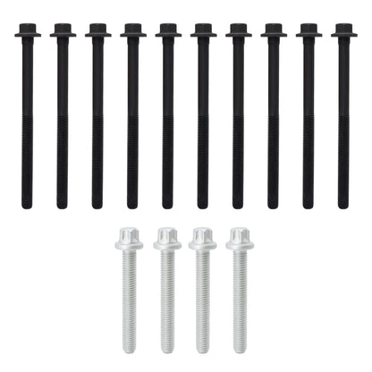 HiSport ES72196 Engine Cylinder Head Bolt Set Compatible with Buick Lacrosse Verano, Chevrolet Captiva Sport Cavalier, GMC Terrain, Oldsmobile Alero, Pontiac G5, Saturn Aura Ion L Sedan L300 LS Sedan