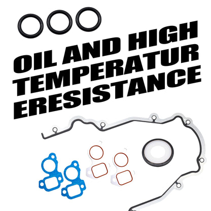 HiSport TCS45993 Timing Cover Gasket Seal - Compatible with Buick Cadillac Chevy Silverado Suburban Tahoe GMC Sierra Yukon Savana Cadillac Escalade 4.8L 5.3L 5.7L 6.0L 1997-2016