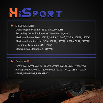 HiSport R40403-003 Furnace Blower Control Circuit Board - Compatible with Armstrong Ultra SX80 SX90 Honeywell ST9120C Replaces 40403-001 40403-002 40403-003