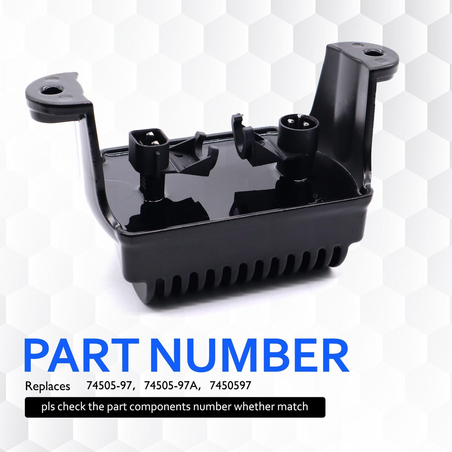 HiSport Voltage Regulator Rectifiers Compatible with Harley Davidson Replaces 74505-09 74505-09a