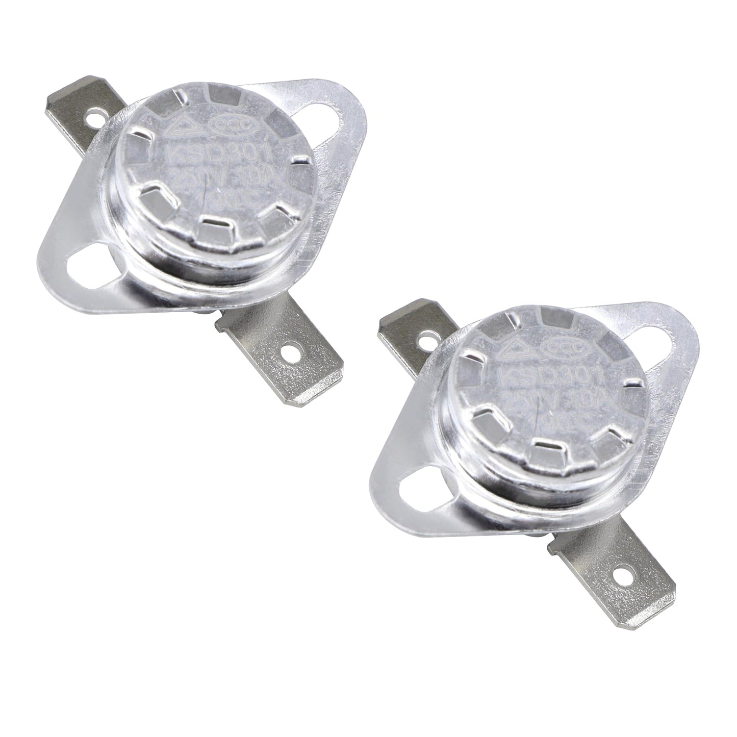 HiSport 37022 Furnace Thermostats Limit Switch 2PCS - Compatible with Atwood Hydroflame RV Furnaces 8516-III 8516-IV 8520-III 8520-IV 8525-III 8525-IV 8531-III 8531-IV 8535-III 190¨H