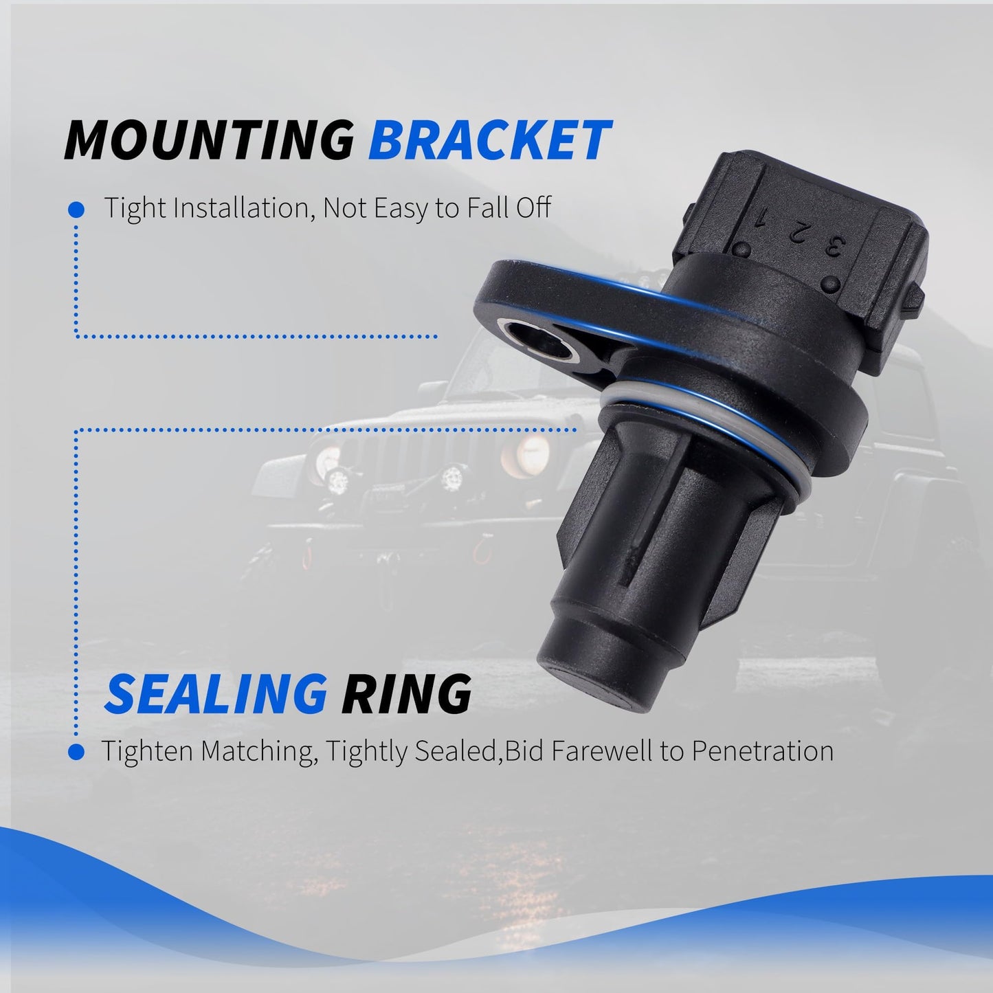 HiSport Engine Camshaft Position Sensor - Compatible with Hyundai Accent 2007 2008 2009 2010 2011;Kia Rio 2006 2007 2008 2009 2010 2011,Rio5 2006 2007 2008 2009 2010 2011 Replaces PC780