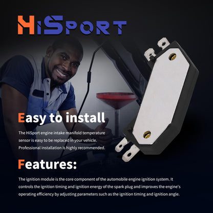 HiSport Ignition Control Module - Compatible with Jeep GMC Lancia Replaces 10482820 1875990 19180771 D1906 DS10071 DR100