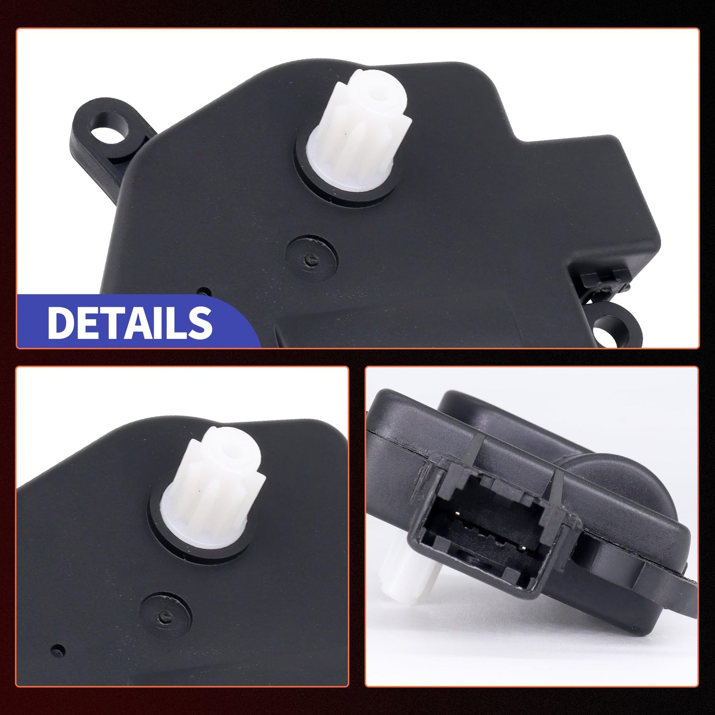 HiSport HVAC Heater Blend Door Actuator BE8Z19E616A - Compatible with Ford Fiesta 2011 2012 2013 2014 2015 2016 2017 2018 - Replace 604-251