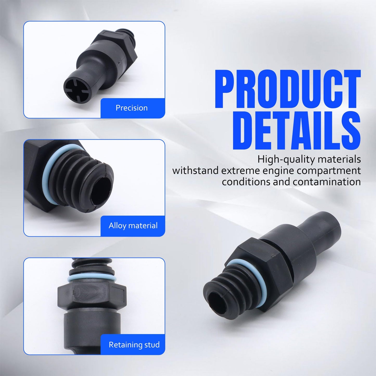 HiSport PCV Valve - Compatible with Chrysler 200 Sebring | Dodge Journey Dart Avenger Caliber | Jeep Cherokee Compass Renegade Patriot - Replace 05047063AA