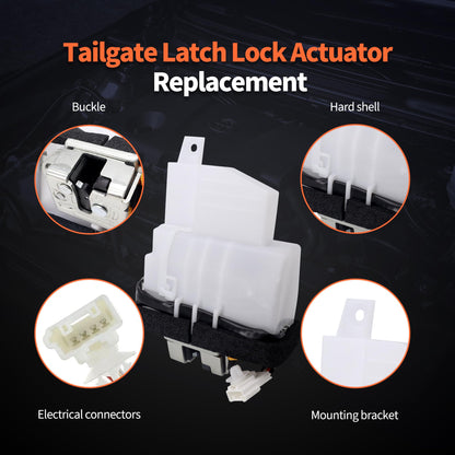 HiSport 69110-35080 Trunk Latch Tailgate Lock Actuator Compatible with Toyota 4Runner 2010-2020 Sport Utility, Replacement for 9110-35080, 69110-35081, 69110-35082