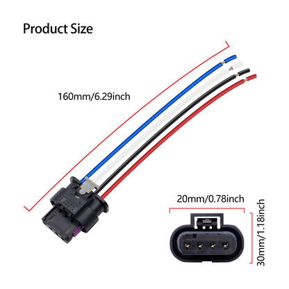 HiSport 05149141AF Camshaft Position Sensor Connector Compatible with Dodge Avenger 2011-2014, RAM 1500 2013-2020, Chrysler 200 2011-2017, Jeep Cherokee 2014-2020, Hyundai Tucson 2016-2017,Volkswagen