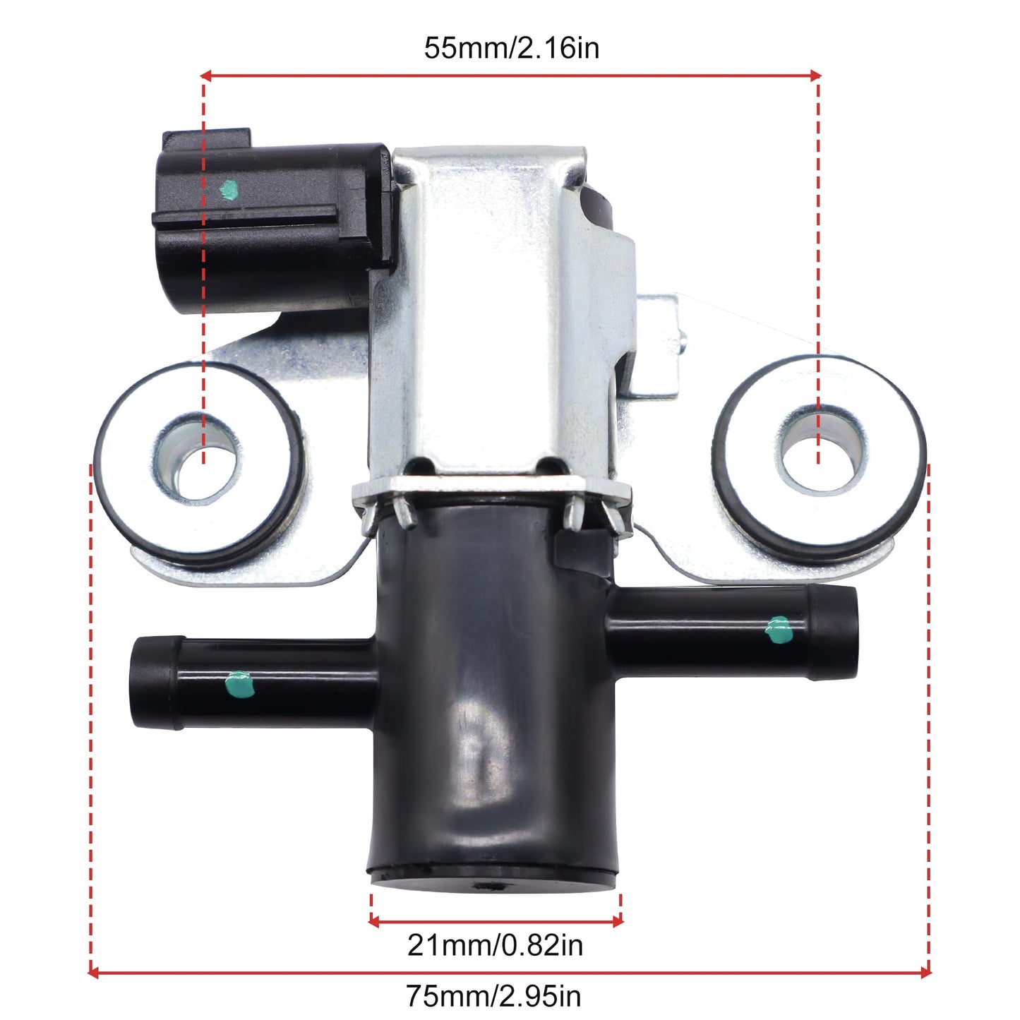 HiSport Vapor Canister Purge Valve Solenoid 14930JA10A 911-509 Compatible with INFINITI FX50 JX35 QX60 QX70 NISSAN ALTIMA GT-R replaces 911-509 14930JA10D