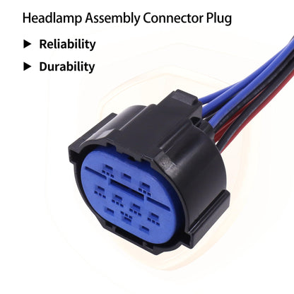 HiSport Halogen Headlight Harness Compatible with Hyundai Elantra 2017-2018 Connector Plug Harness Headlight HP406-10021
