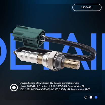 HiSport 250-24951 Heated O2 Oxygen Sensor Compatible with Nissan Frontier 2005-2019 NP300 Frontier 2016-2017 NV1500 NV3500 NV2500 2012-2021 NV350 Urvan 2014-2017 Pathfinder Xterra, Suzuki Equator