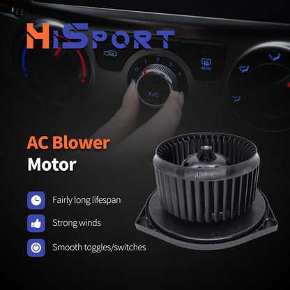 HiSport HVAC Heater Blower Motor Assembly with Fan, Compatible with Nissan NV1500 NV2500 NV3500 2012-2021 Titan XD 2016-2021, Replaces Part# 700314