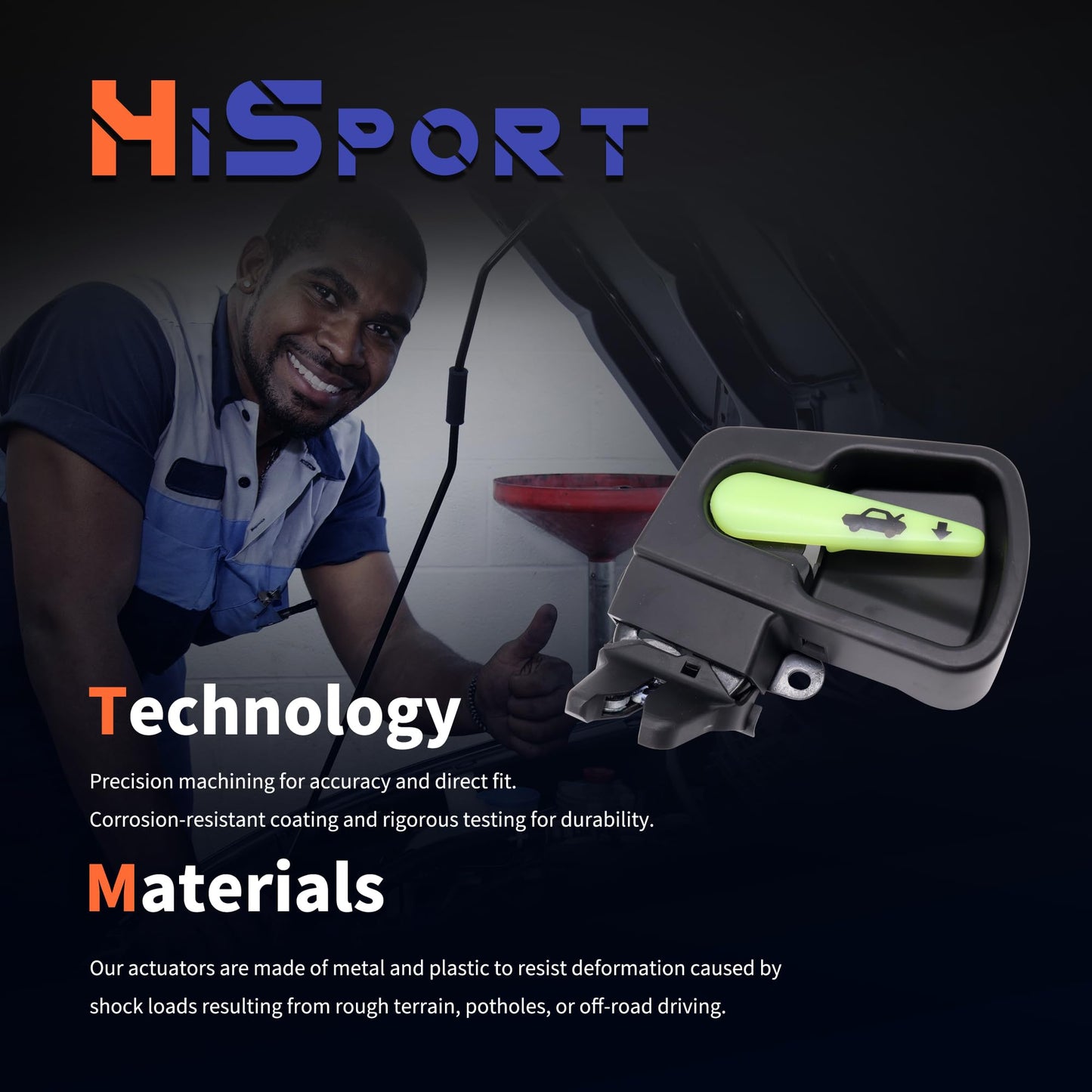 HiSport Liftgate Tailgate Lock Trunk Latch Actuator - Compatible with Toyota Corolla 2003 2004 2005 2006 2007 2008 1.8 L4 Replaces 64610-02071 64610-02070 6461002071 6461002070