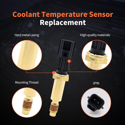 HiSport 8S4Z6G004A Cylinder Head Temperature Sensor Compatible with Ford Lincoln Mazda Mercury, 8S4Z-6G004-A 7L5Z-6G004-A 7L5Z6G004A DY999 TS-640 SU10467