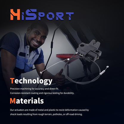 HiSport Trunk Lid Door Lock Latch Actuator with Lock Cable 64600-53060 Compatible with Lexus 2008-2014 is F,2006-2013 IS250 IS350