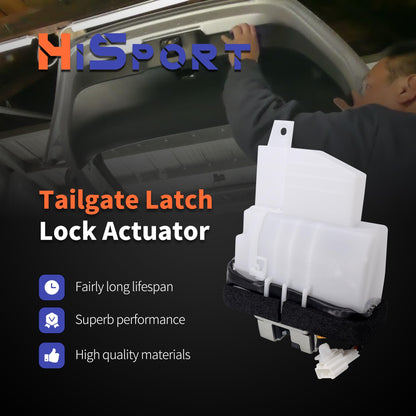 HiSport 69110-35080 Trunk Latch Tailgate Lock Actuator Compatible with Toyota 4Runner 2010-2020 Sport Utility, Replacement for 9110-35080, 69110-35081, 69110-35082