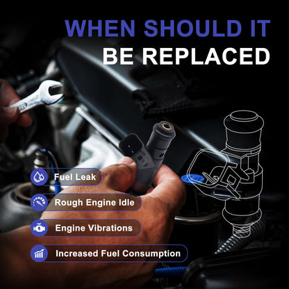 HiSport Fuel Injectors FJ482 8PCS Compatible with Dodge Ram 1500 2500 3500 Durango 2004-2008,Replacement for Chrysler Aspen 2007-2008 5.7L V8