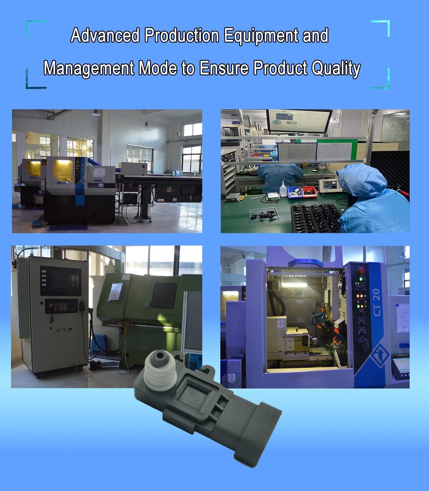 HiSport 16238399 Fuel Tank Pressure Sensor Compatible with Acura, Buick, Cadillac, Chevrolet, Chevy, GMC, Honda, Hummer, Hyundai, Isuzu, Kia, Oldsmobile, Pontiac, Saab, Saturn Replace 12206740