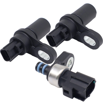 HiSport 45RFE 545RFE 68RFE Automatic Transmission Input Output Speed Sensor 3PCS 1999-Up Pressure Transducer Sensor Compatible with Dodge Jeep Grand Cherokee RAM 1500 2500 Pickup 04799758AD 4799061AB