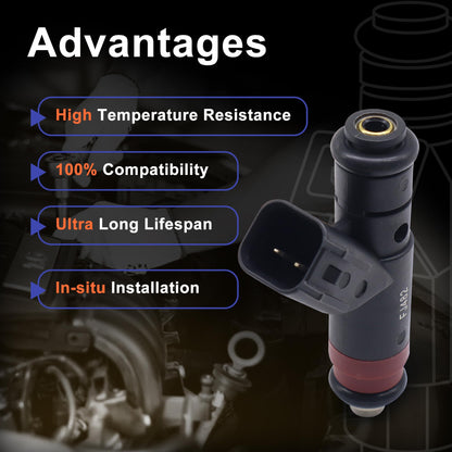 HiSport Fuel Injectors FJ482 8PCS Compatible with Dodge Ram 1500 2500 3500 Durango 2004-2008,Replacement for Chrysler Aspen 2007-2008 5.7L V8