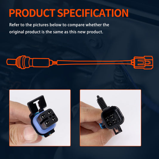 HiSport O2 Oxygen Sensor Upstream Downstream - Compatible with 2006 2007 Chevy Avalanche Silverado 1500 Suburban Tahoe Cadillac Escalade GMC Sierra Yukon Hummer H2 Replace 234-4337 234-4018